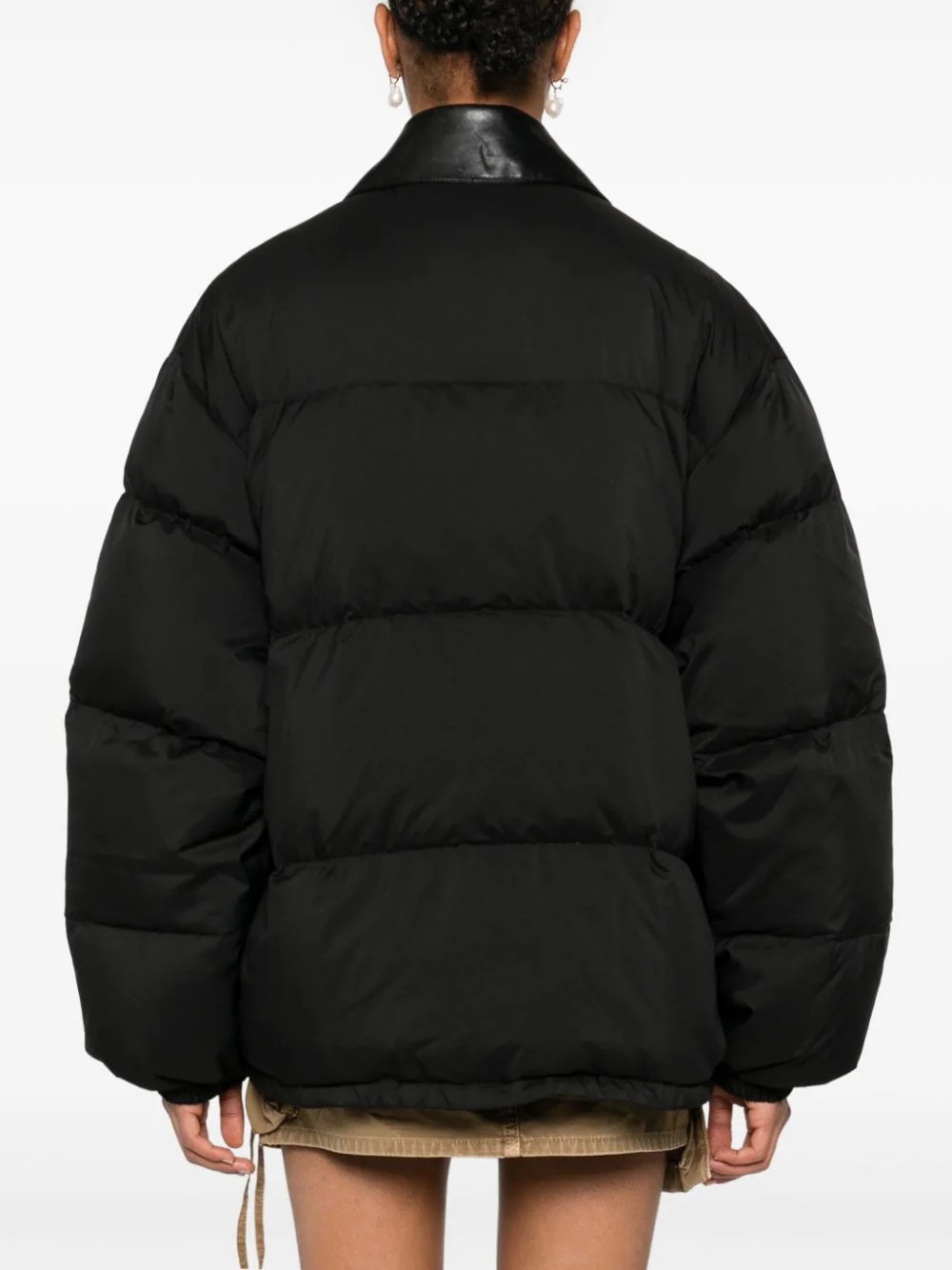 【関税&送料込】Miu Miu Black Cotton Down Jacket Miu Miu Puffer Jacket | eBay
