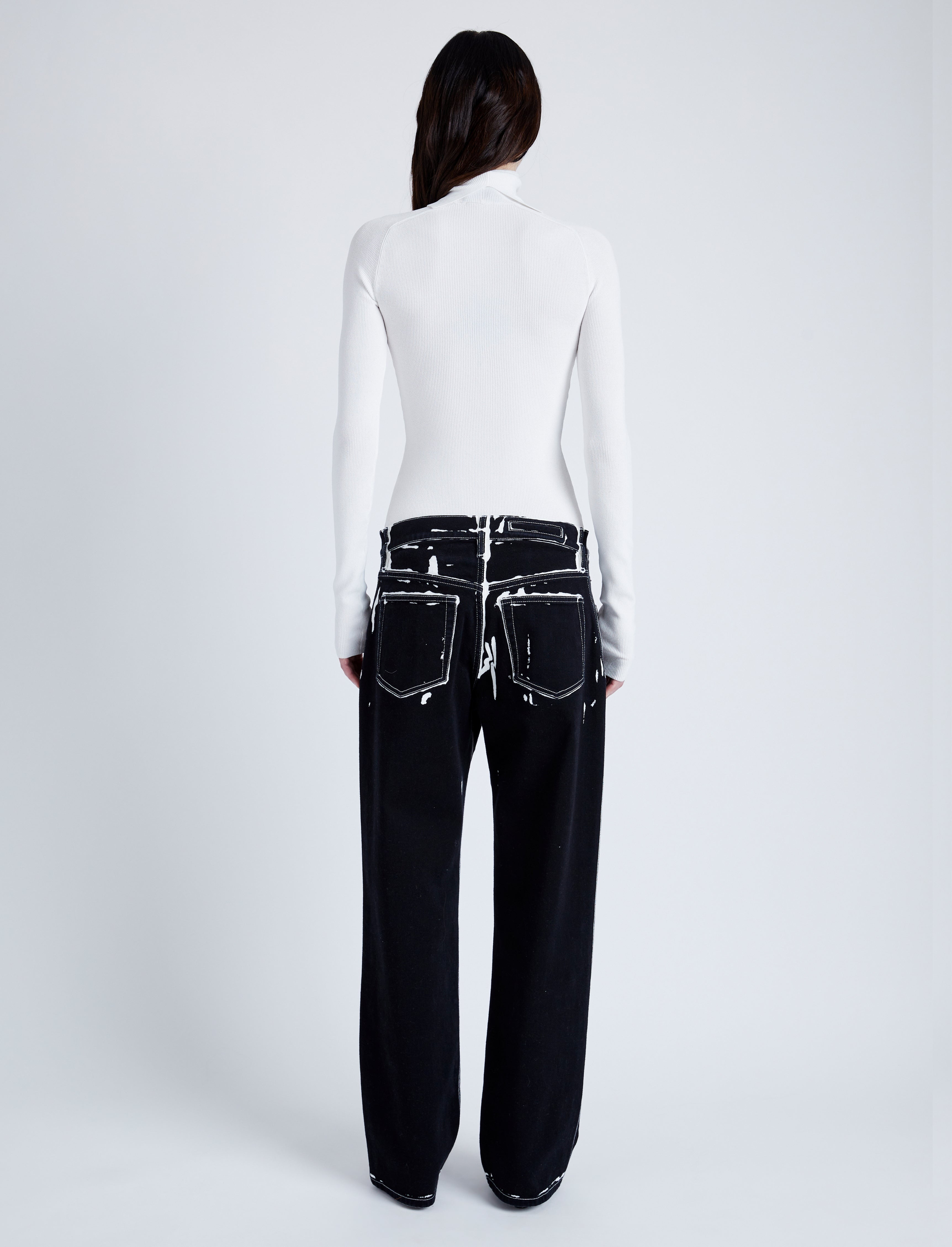 Fox Top In Matte Viscose Rib - 5