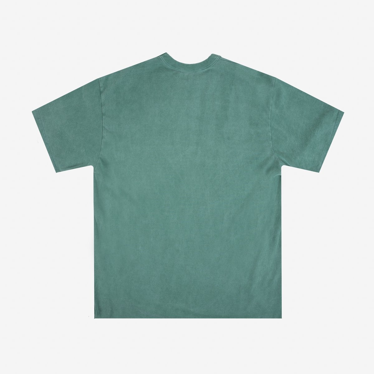 UTIL-GRN UTILITEES - 5.5oz Loopwheel Crew Neck T-Shirt - Green - 3