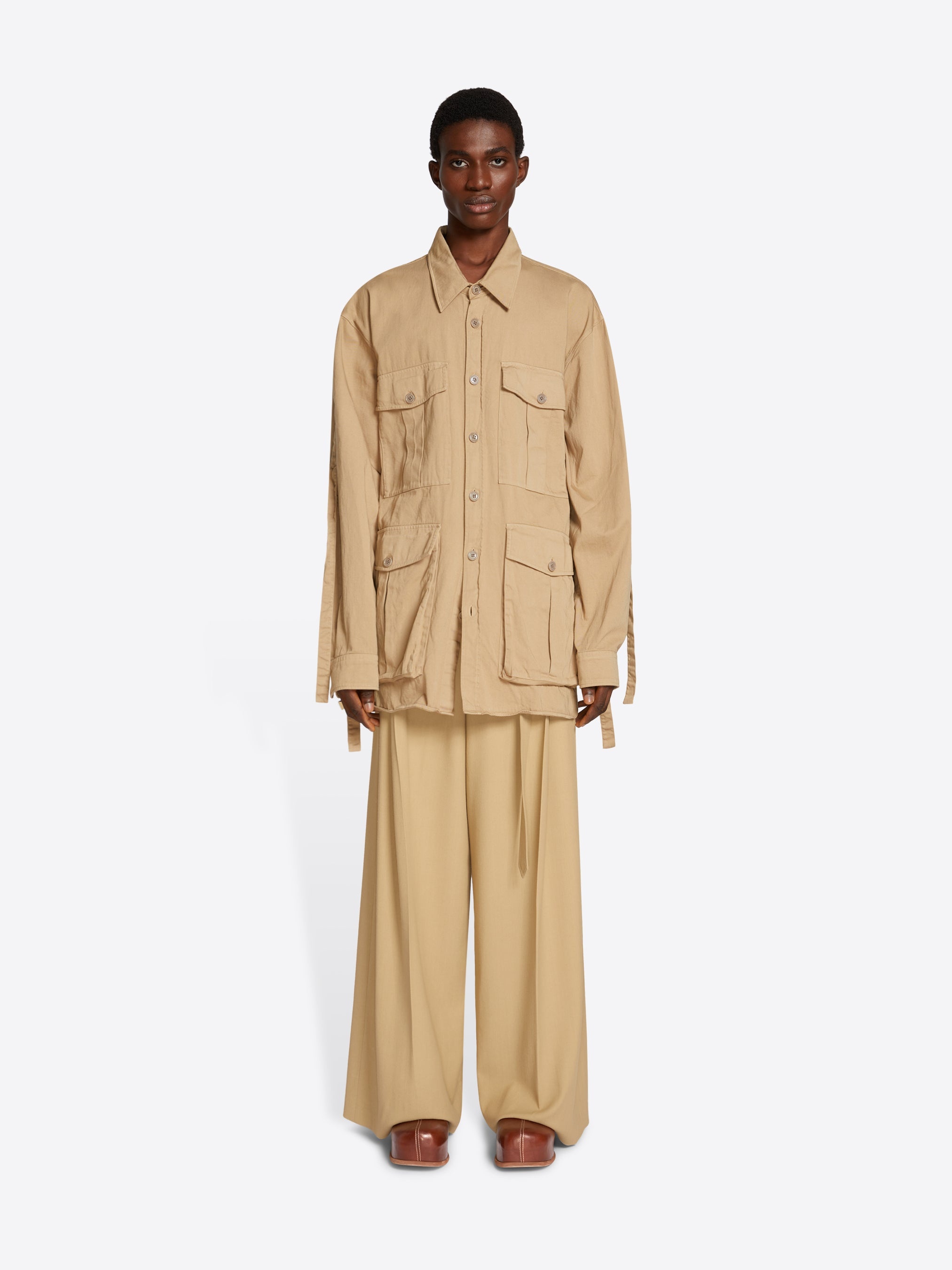 COTTON UTILITY SHIRT - 2