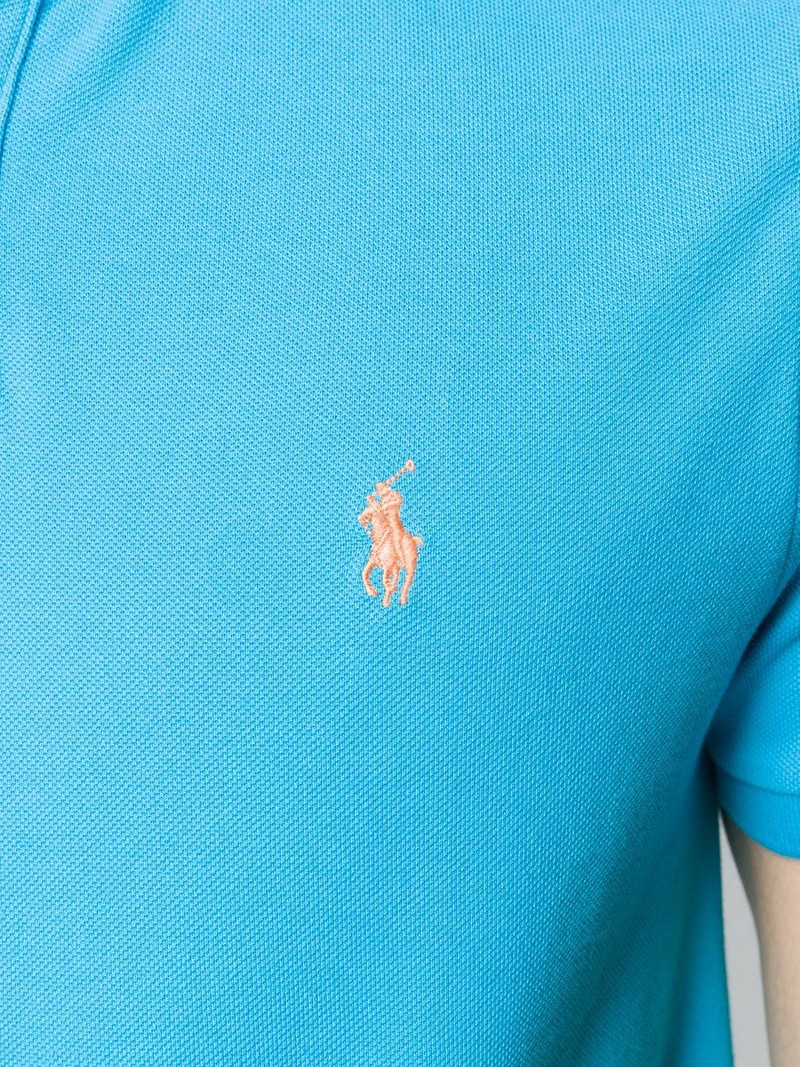 embroidered logo polo shirt 5
