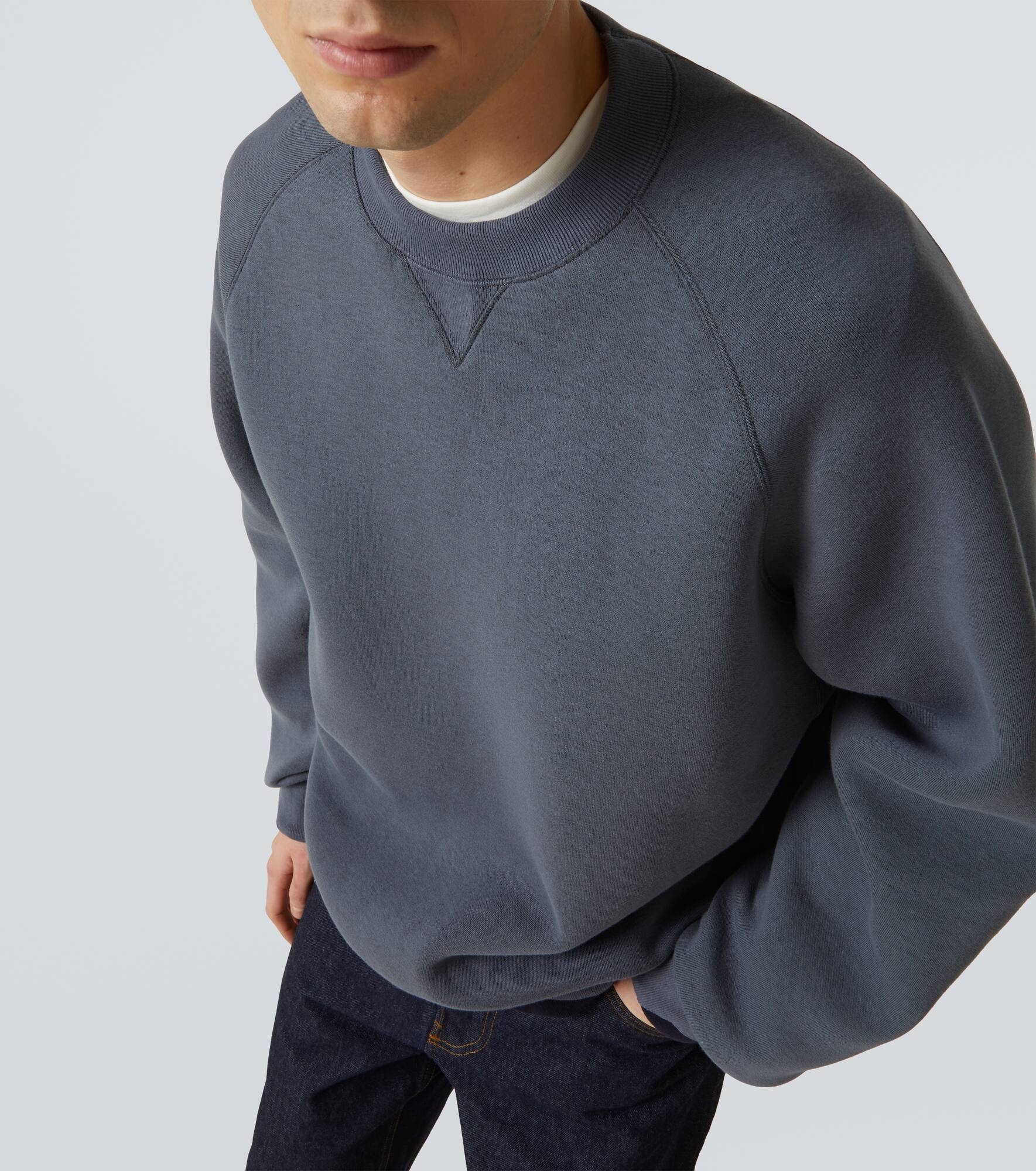 Cotton-blend sweatshirt - 5