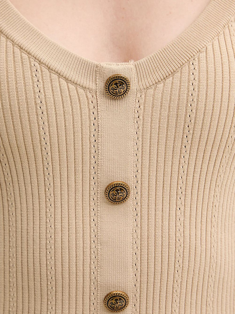 Emmie button ribbed top 5