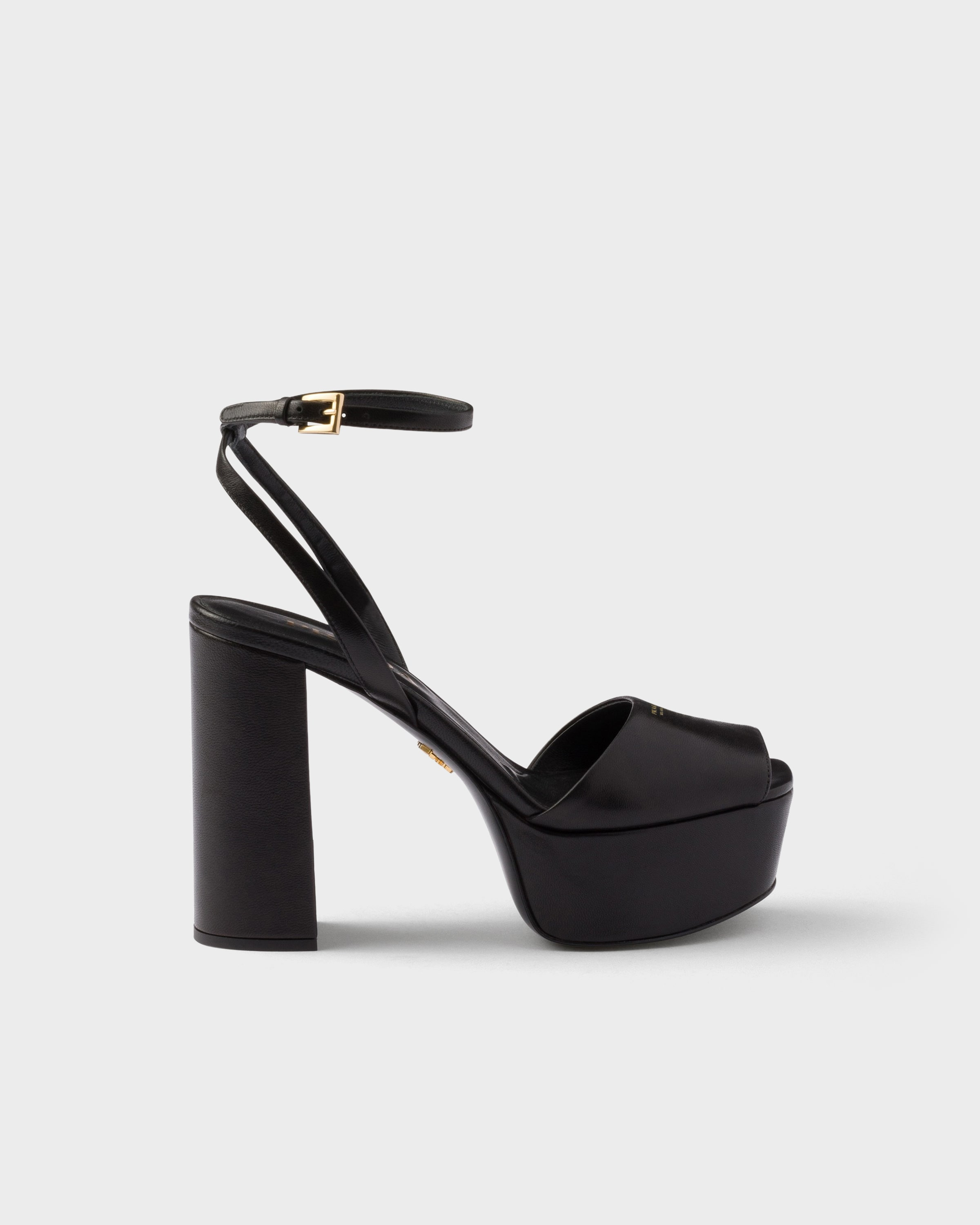 Nappa leather platform sandals - 2