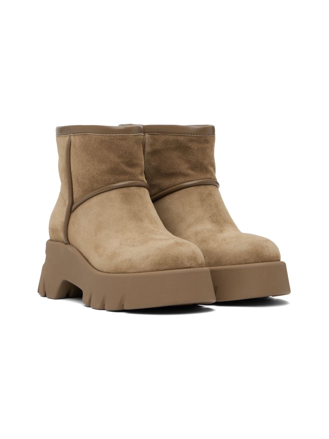 Beige Stormy Boots - 4