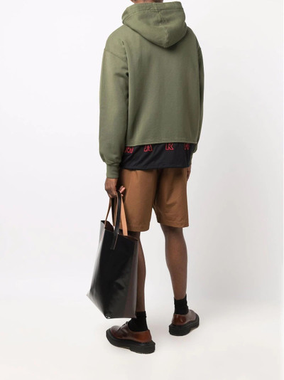 Marni layered zipped hoodie outlook