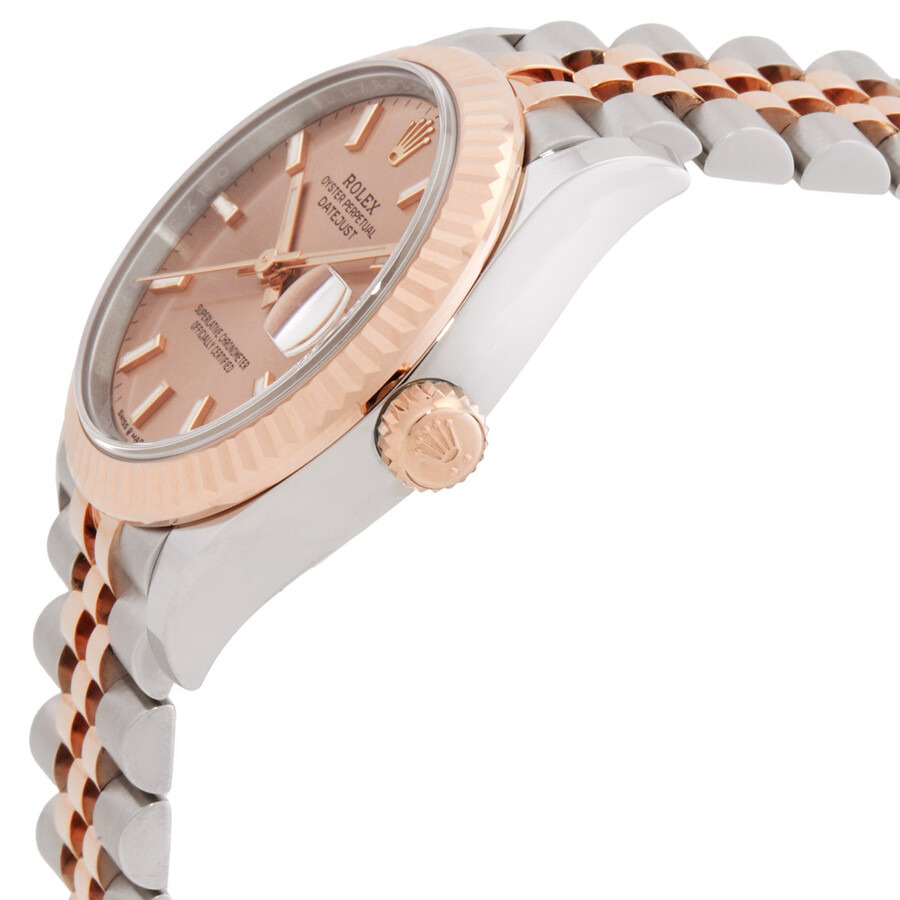 Rolex Datejust 31 Rose Dial Automatic Ladies Steel and 18kt Everose Gold Jubilee Watch 278271PKSJ - 2