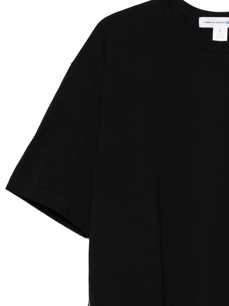 zip cotton T-shirt 3