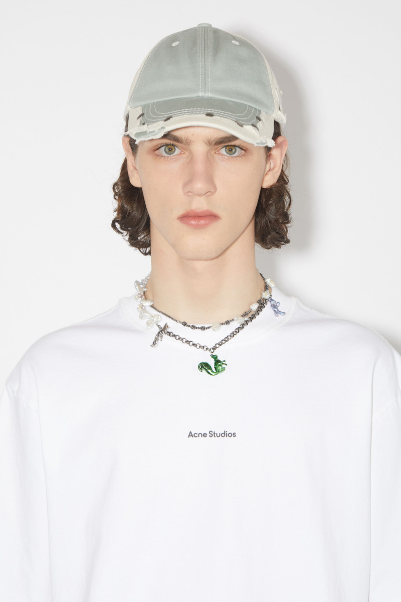 Multi charm necklace - Antique Silver 3