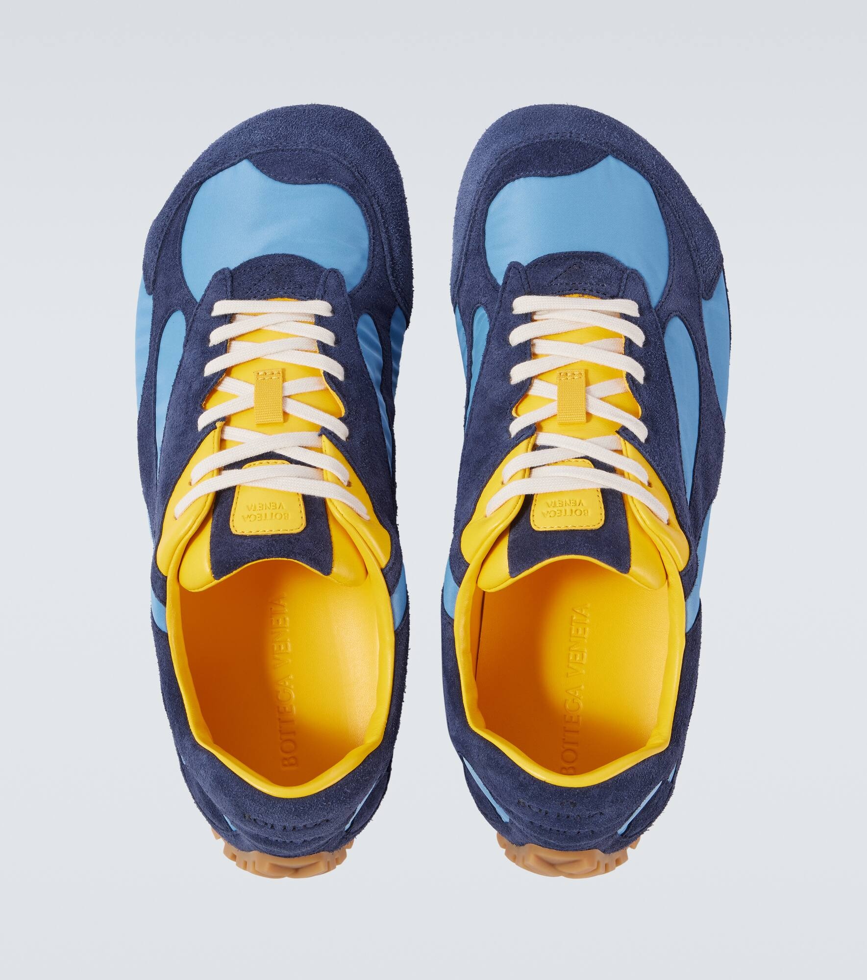 Orbit Flash suede-trimmed sneakers - 4