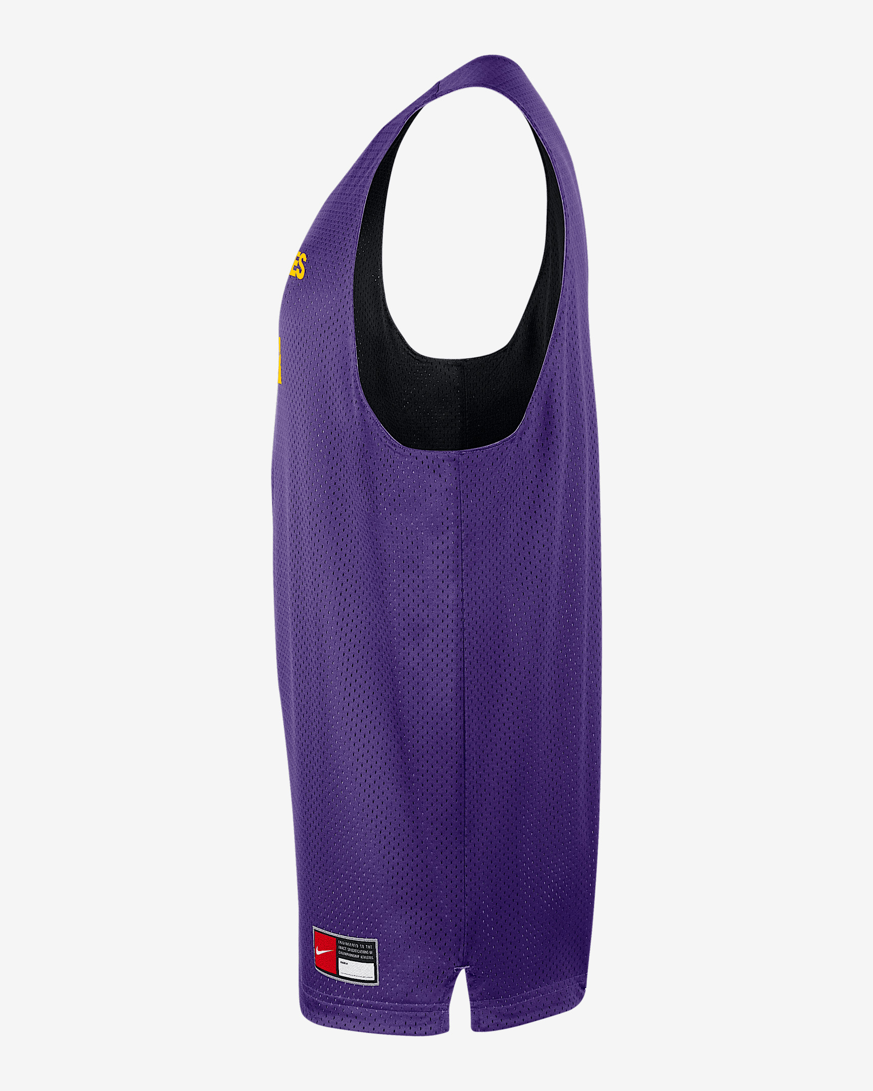 Los Angeles Lakers Courtside Men's Nike NBA Mesh Practice Jersey - 3