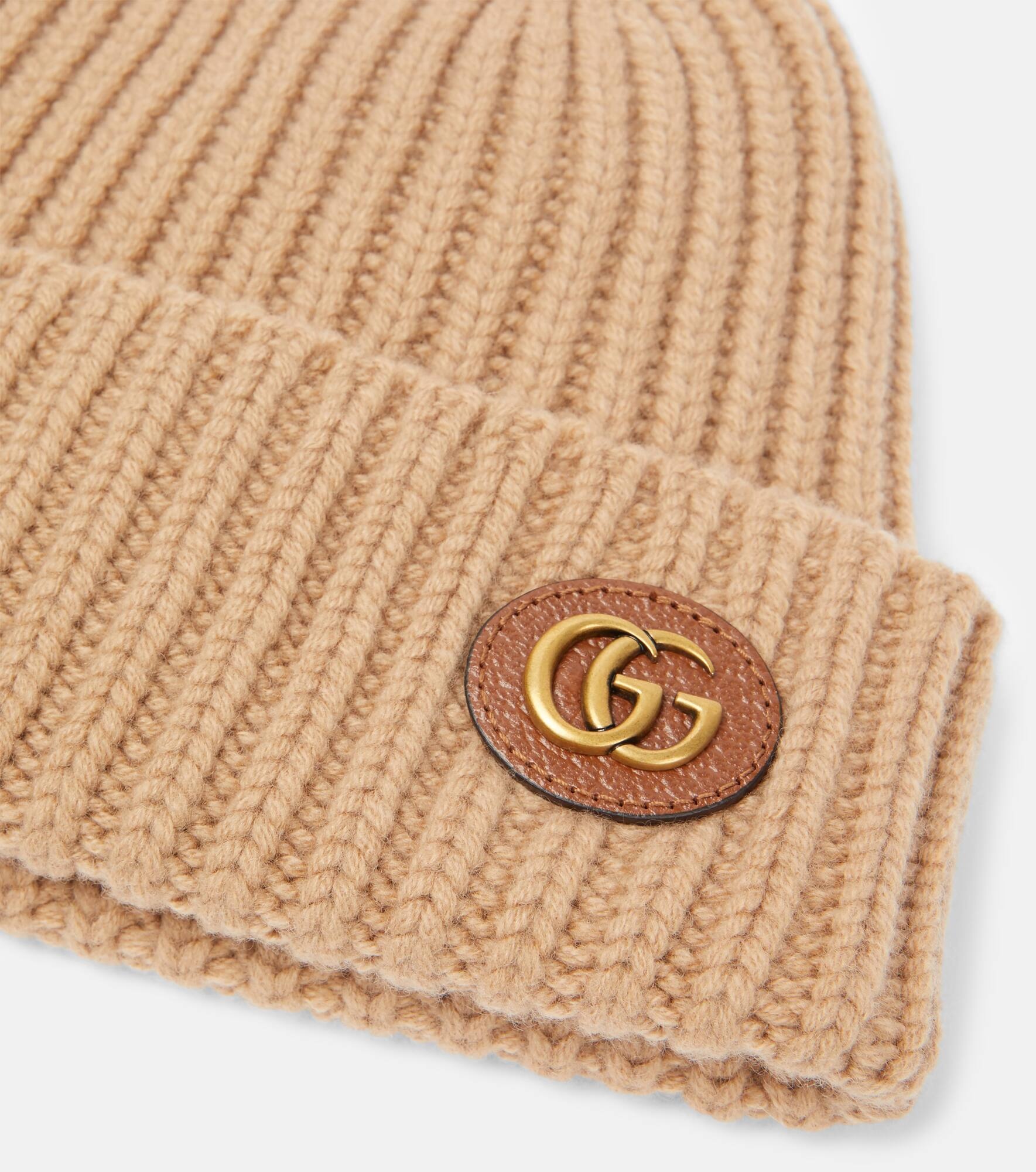 Double G wool and cashmere beanie - 3