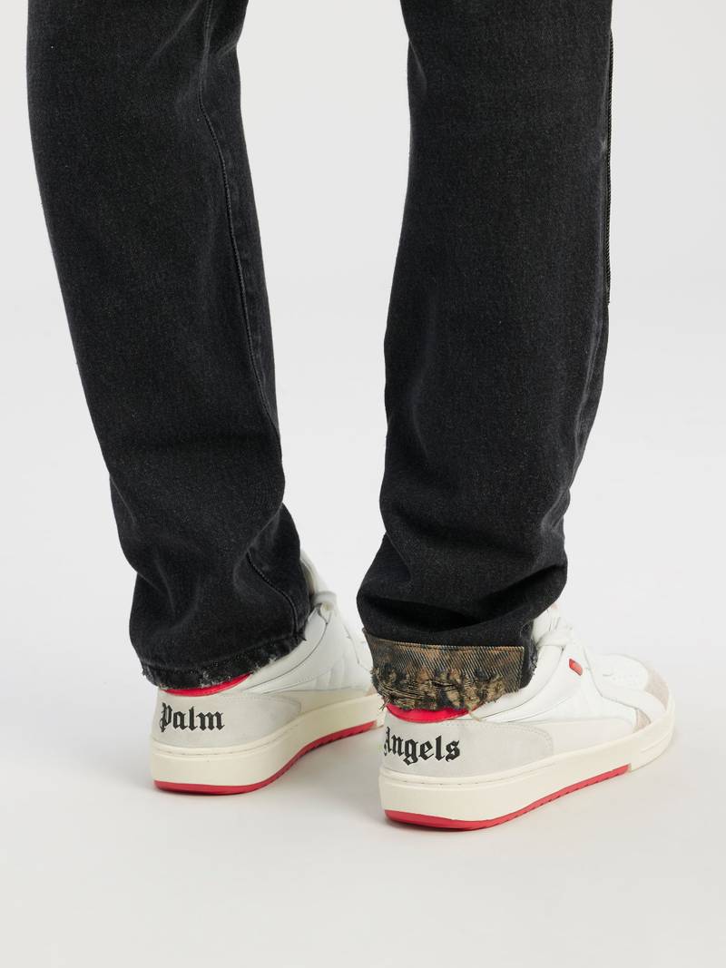 PATCHWORK REGULAR DENIM PANTS 5