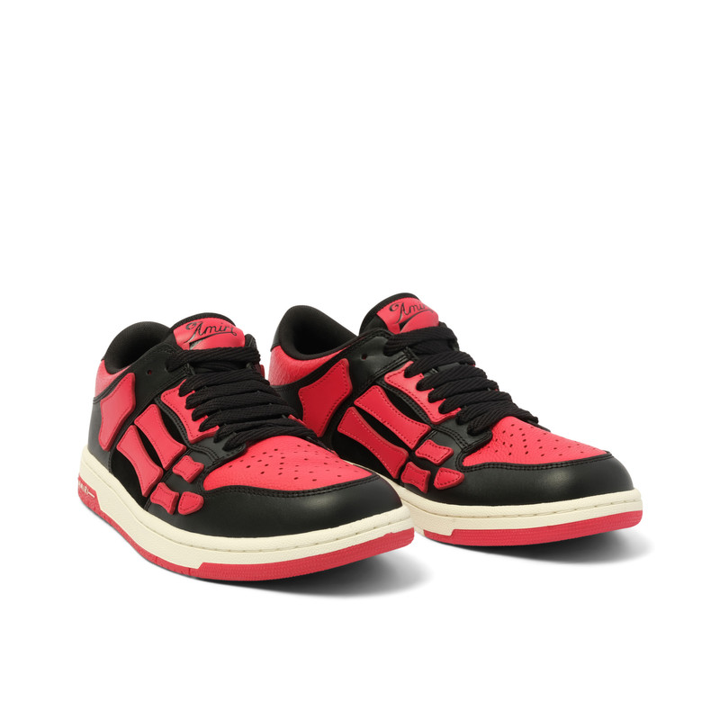 AMIRI Skeleton Low Top Sneaker in Varsity Red outlook
