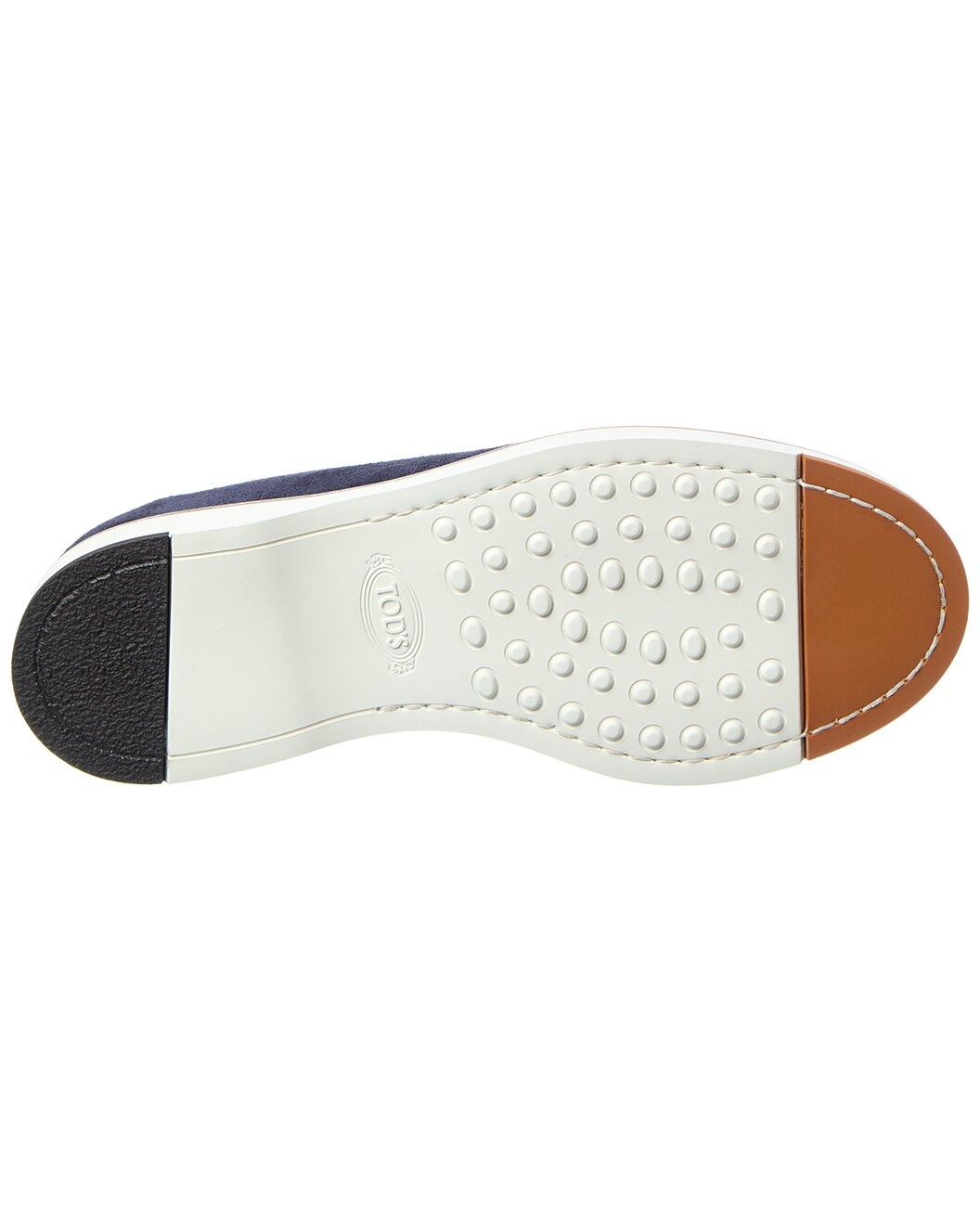 TOD’s Leather & Suede Boat Shoe - 4