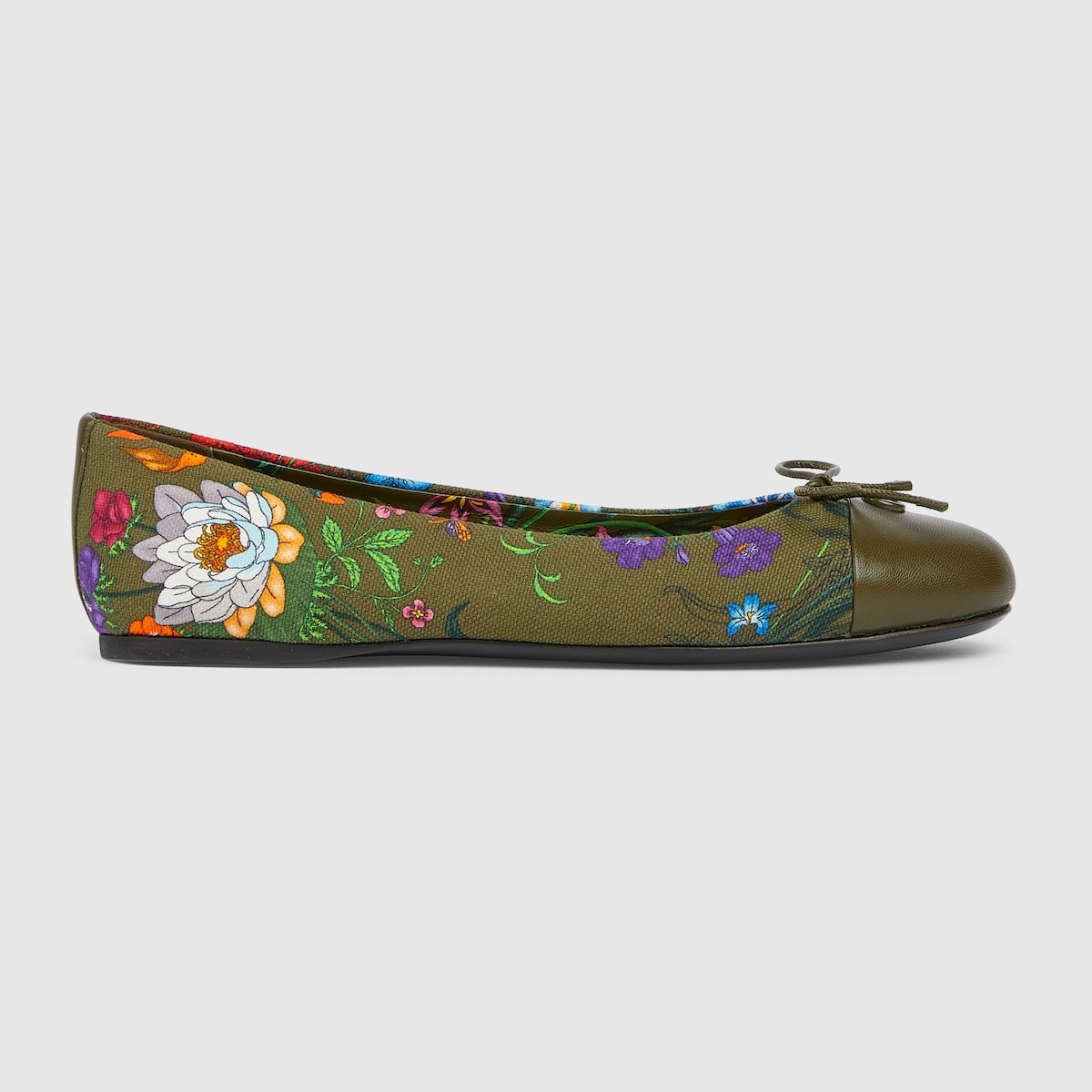 Women's printed ballet flat - 1