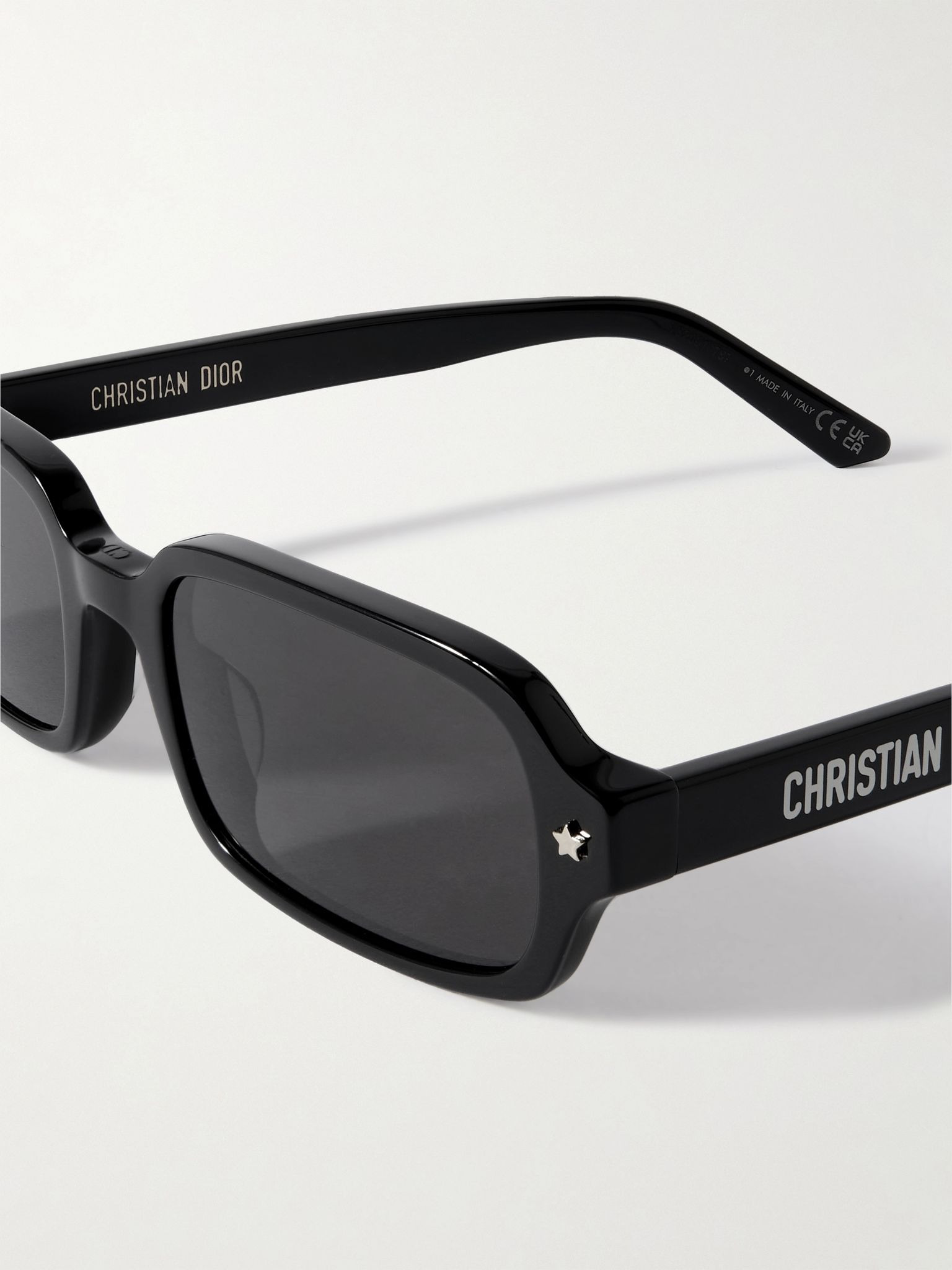DiorPacific S3I rectangular-frame acetate sunglasses Black - 4