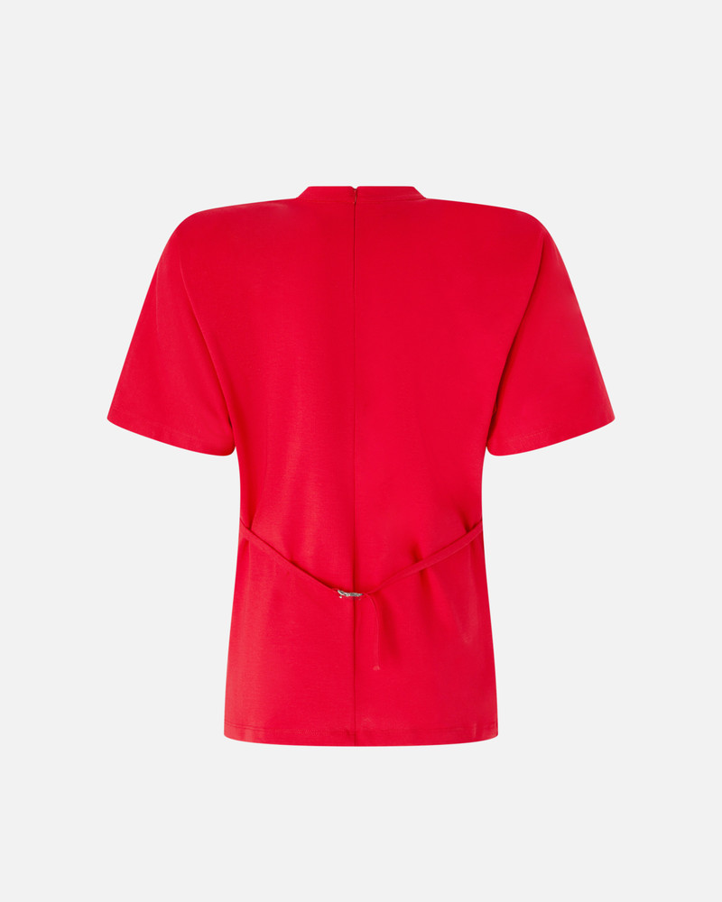 SHORT-SLEEVED T-SHIRT WITH PADDED SHOULDERS 6