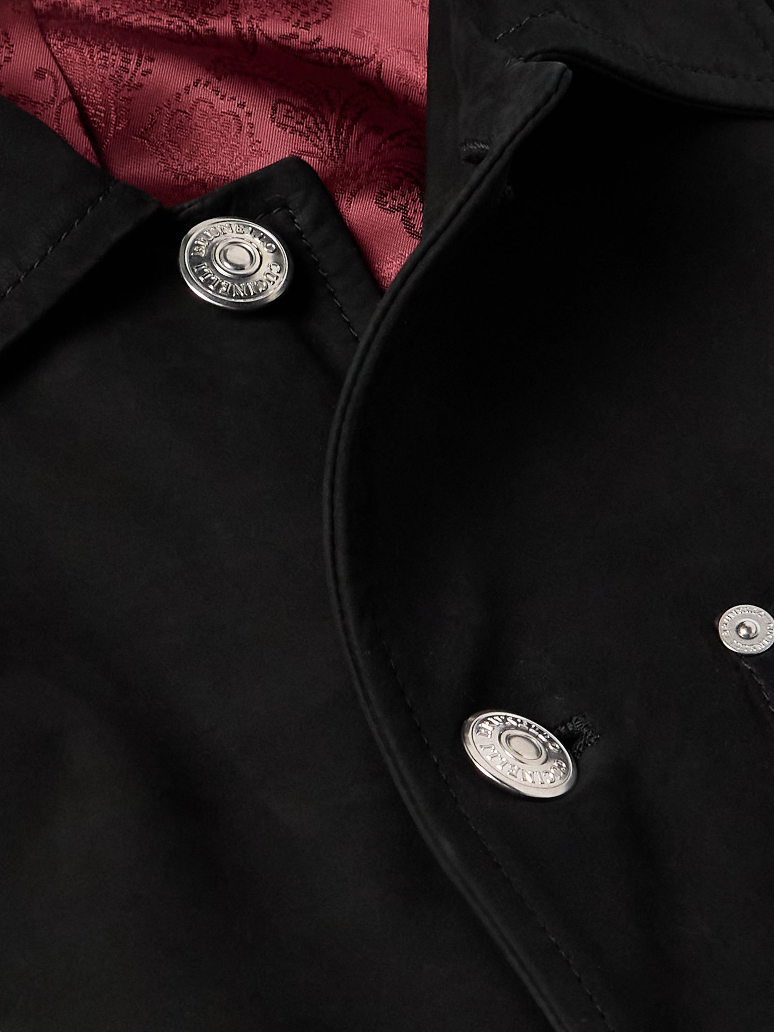 Nubuck Trucker Jacket Black - 5