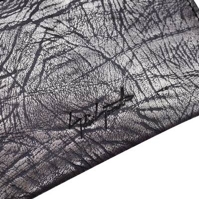Yohji Yamamoto Leather Keyring Wallet in Metallic silver outlook