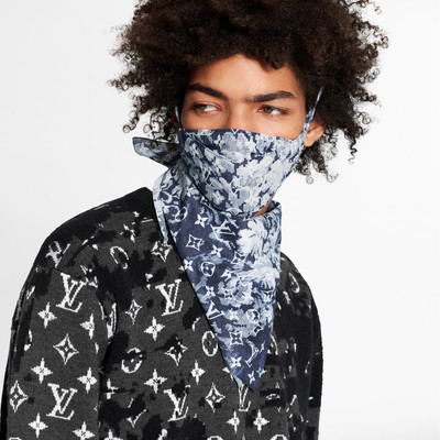 Louis Vuitton Monogram Tapestry Bandana & Mask Cover Set outlook