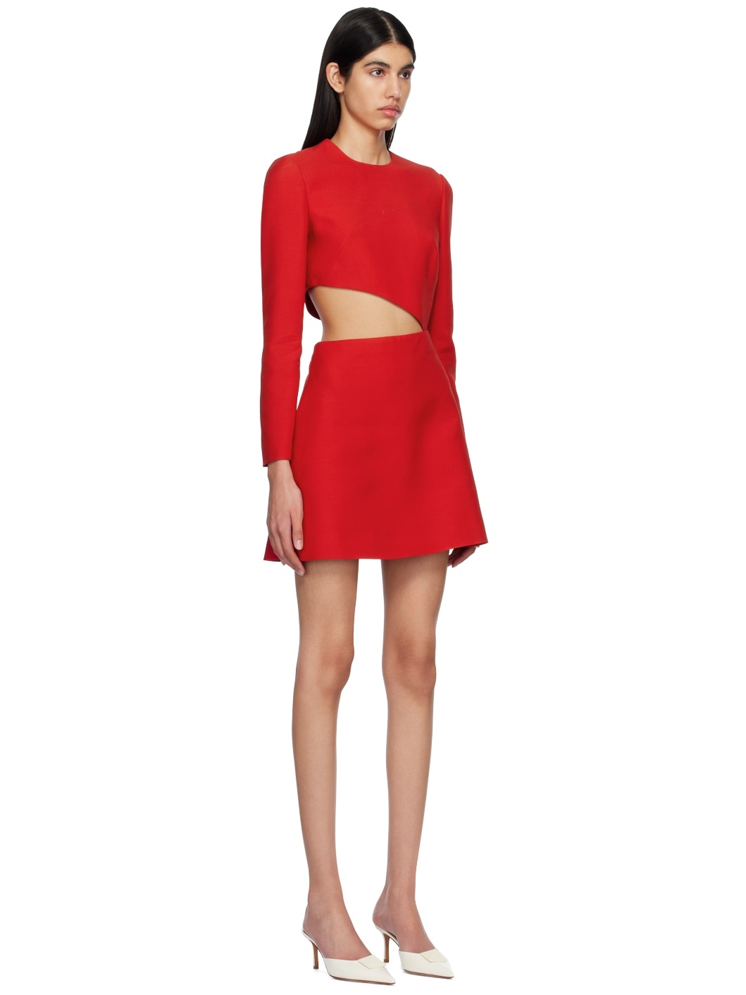 Red Cutout Minidress - 2