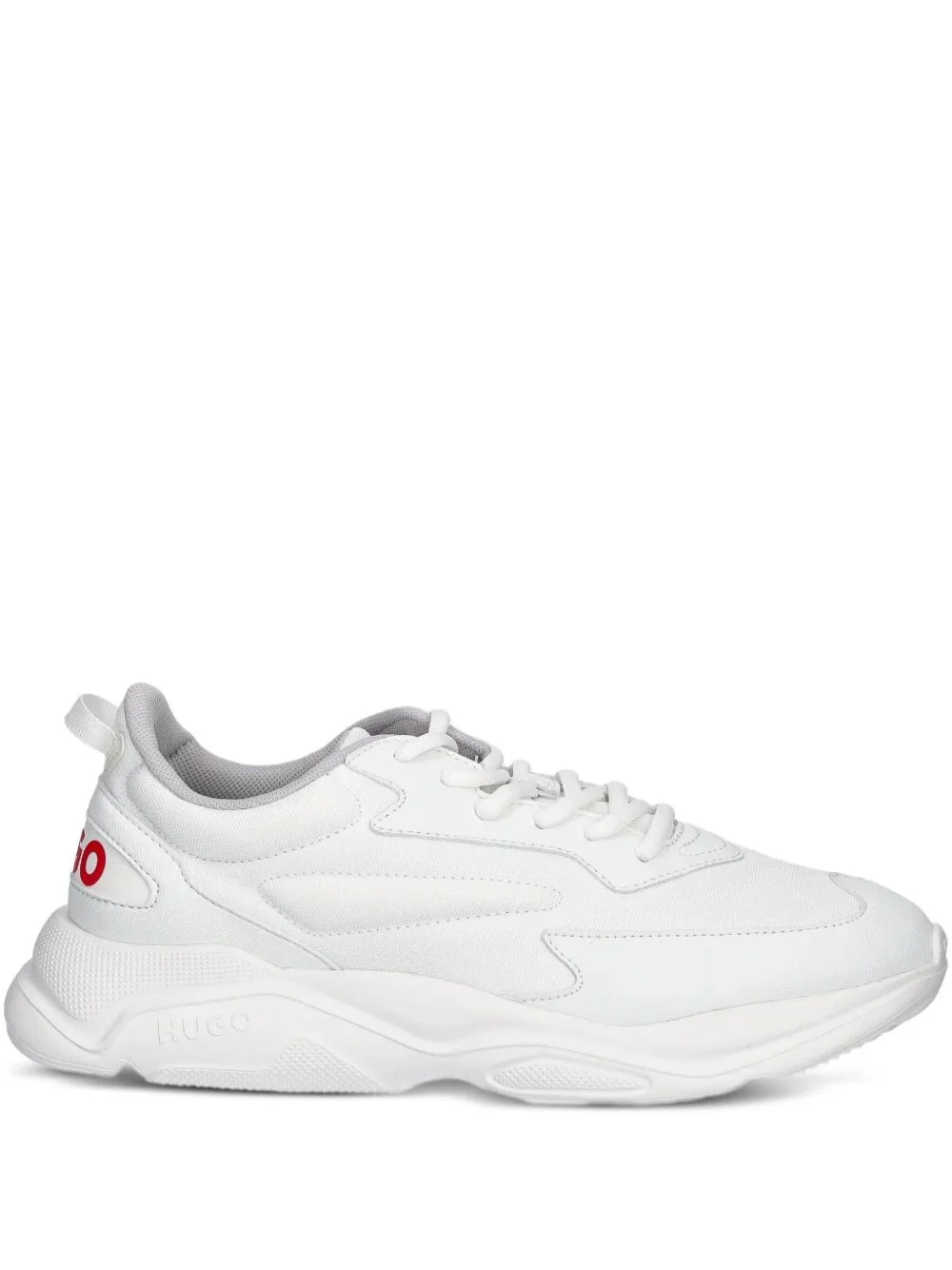 panelled sneakers - 1