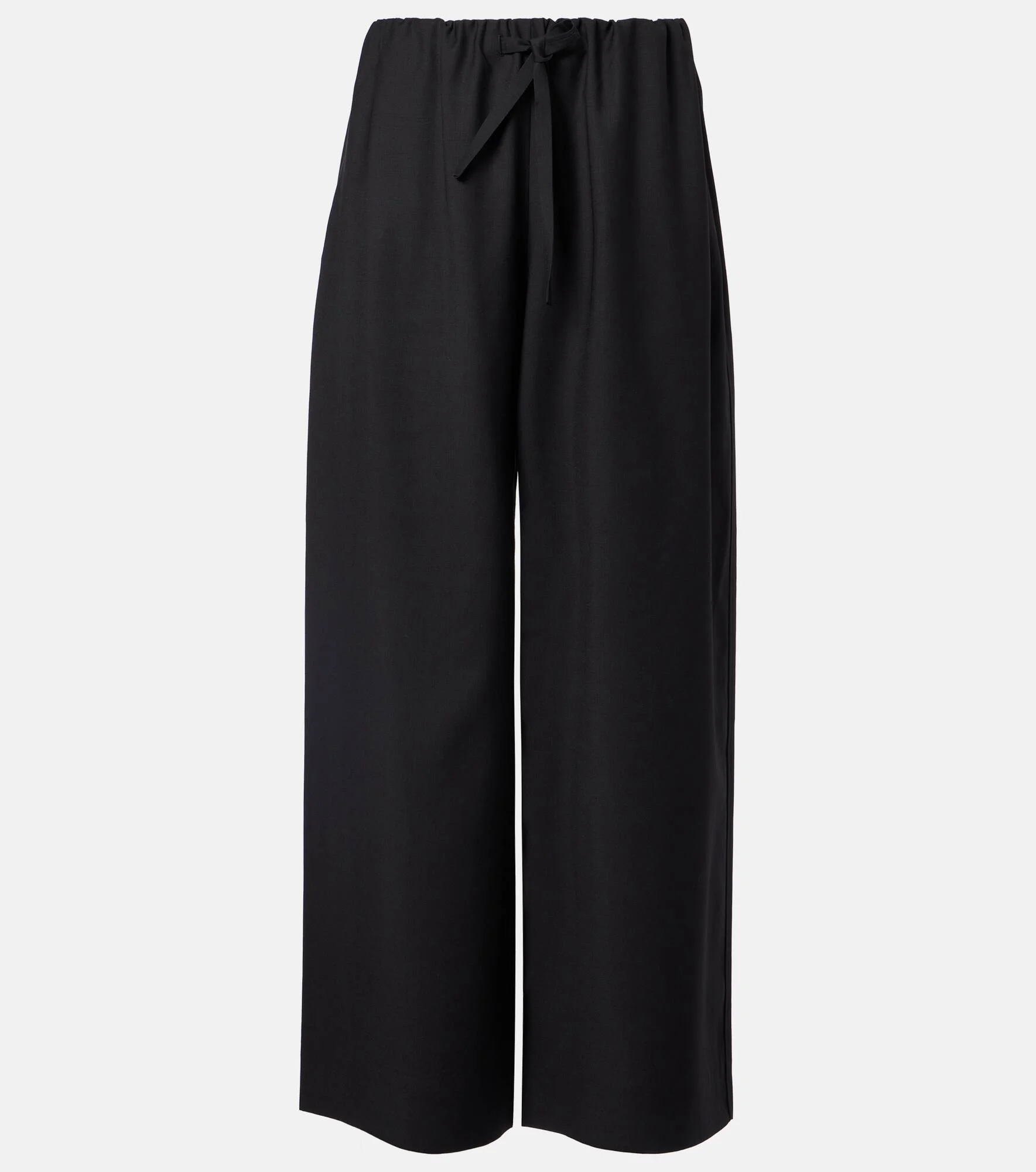 Wool wide-leg pants - 1