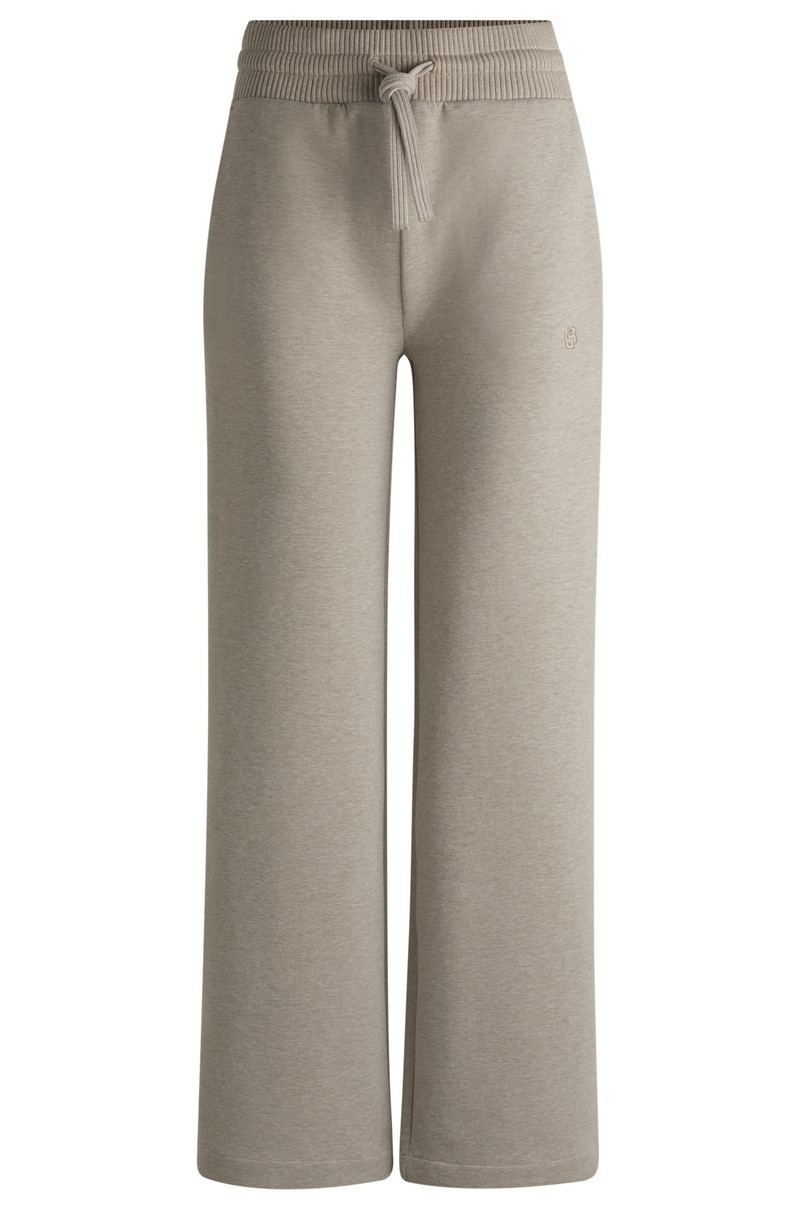 COTTON-JERSEY TRACKSUIT BOTTOMS WITH DOUBLE B MONOGRAM 1