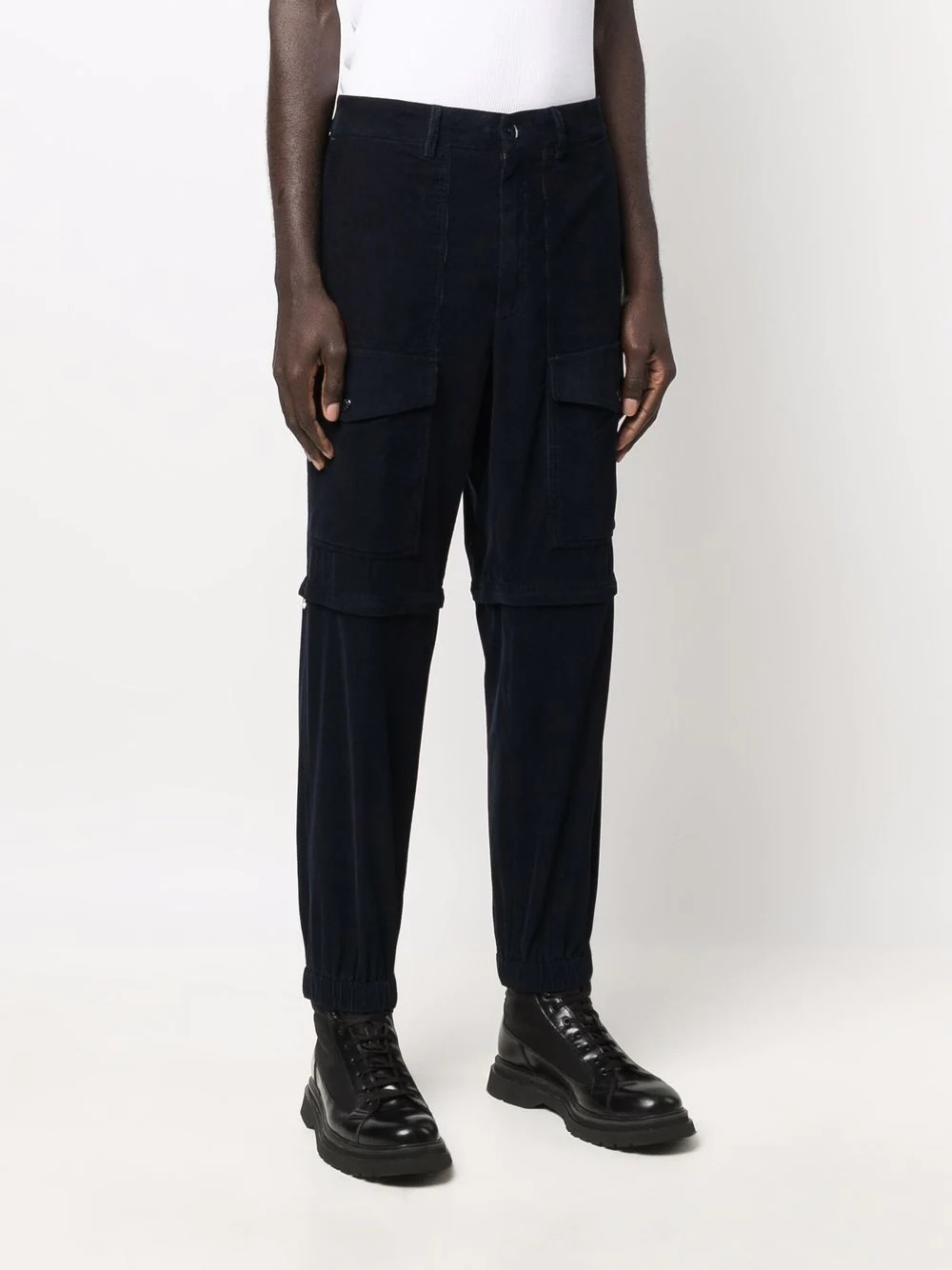 Corduroy cargo pants - 3