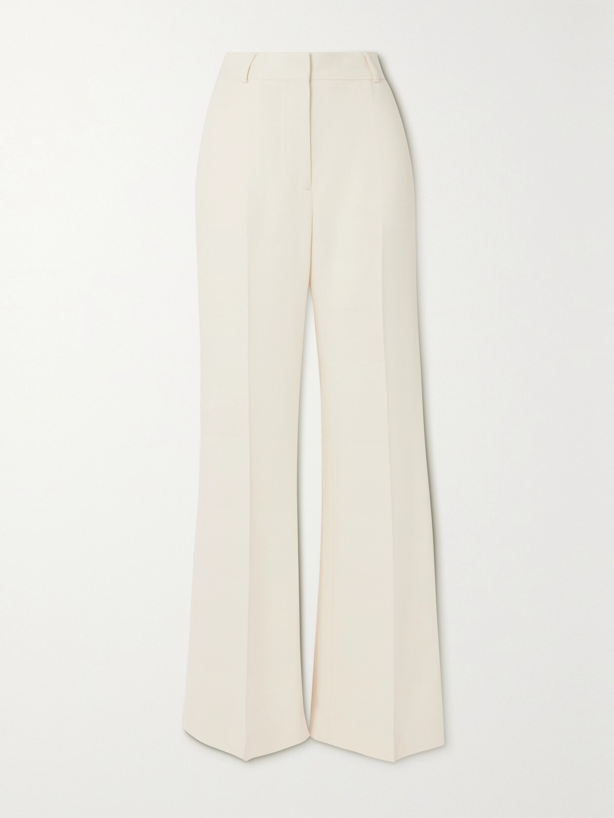 Flared Crepe Pants - 1