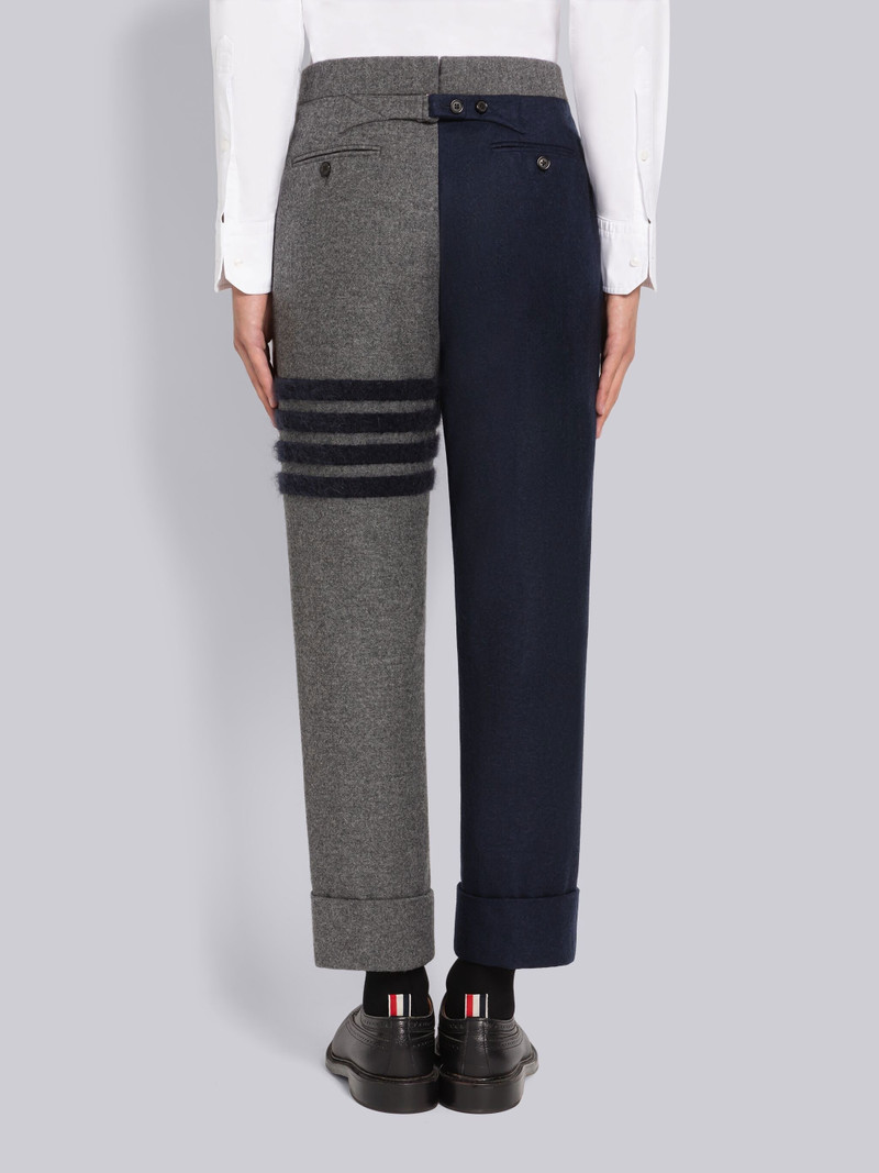 colour-block panel trousers 3