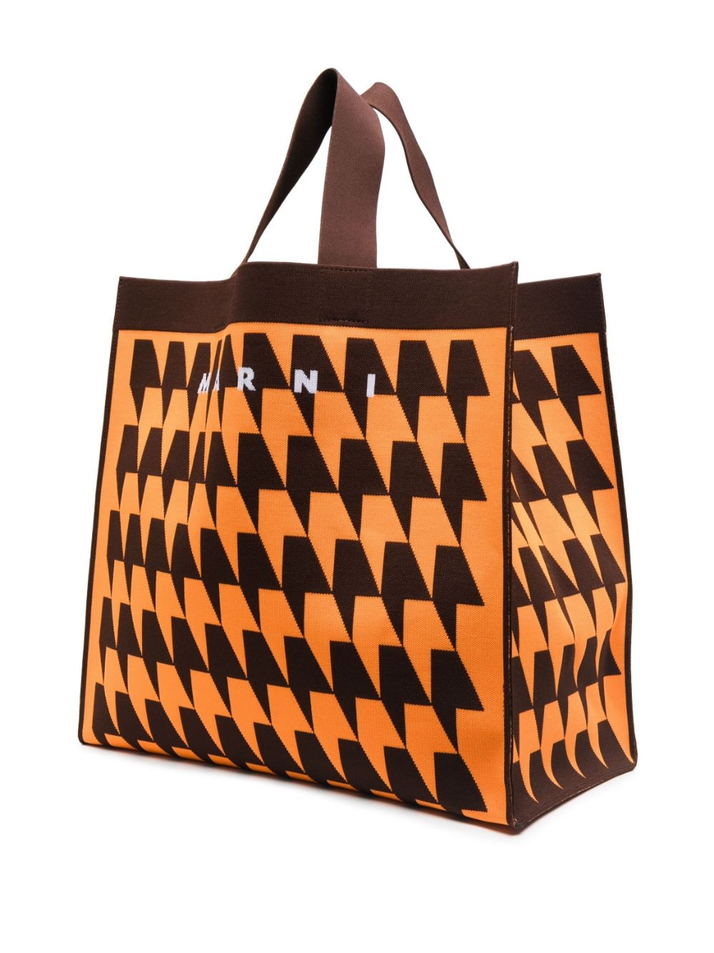 houndstooth-print tote bag - 4