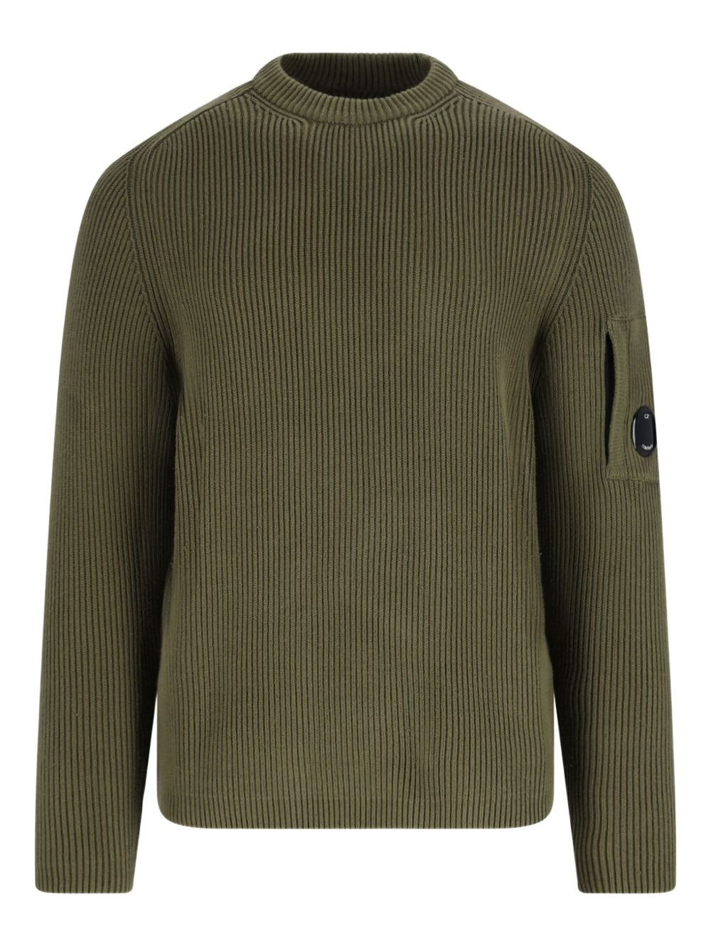 ribbed crew-neck sweater - 1