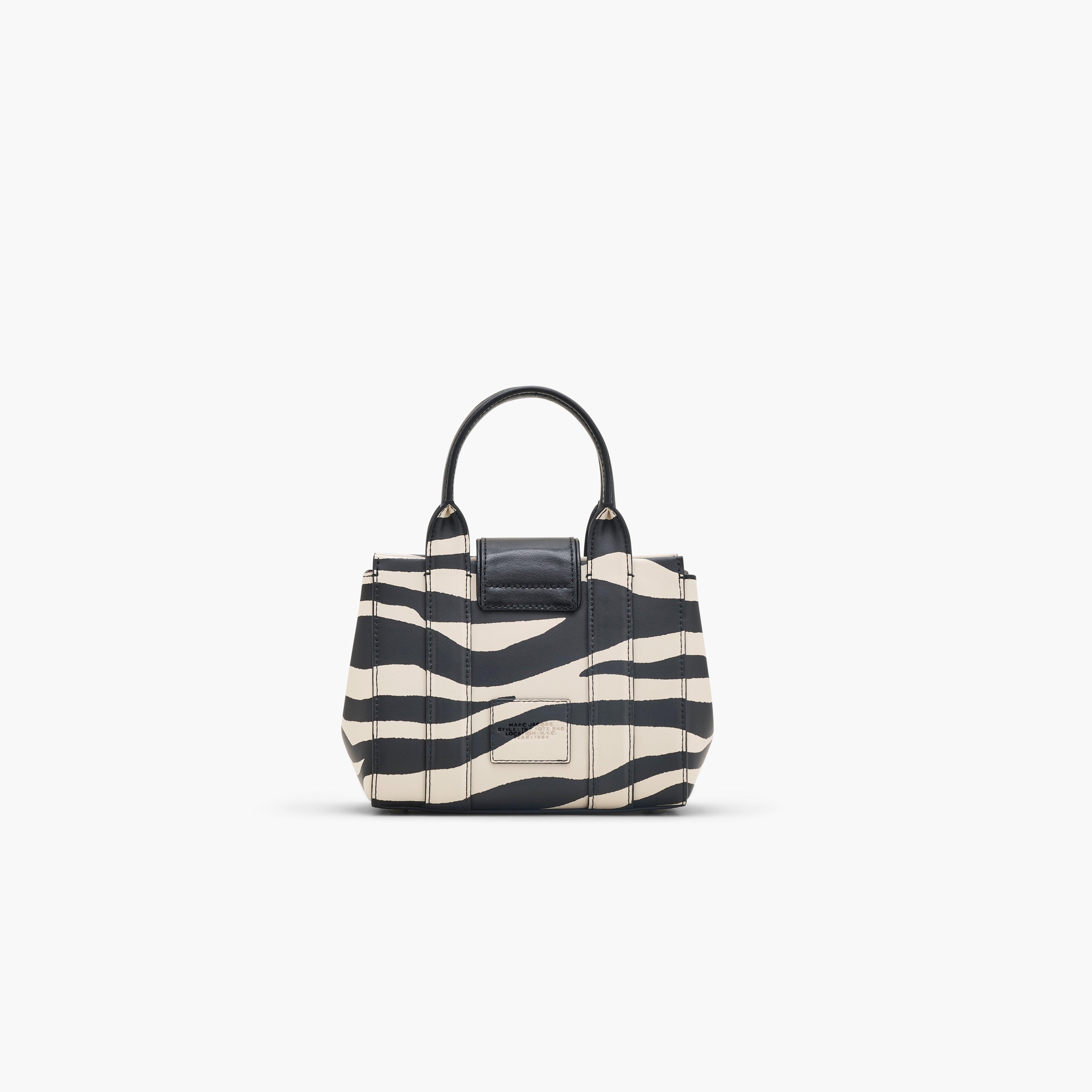 THE ZEBRA TURNLOCK CROSSBODY TOTE BAG - 3