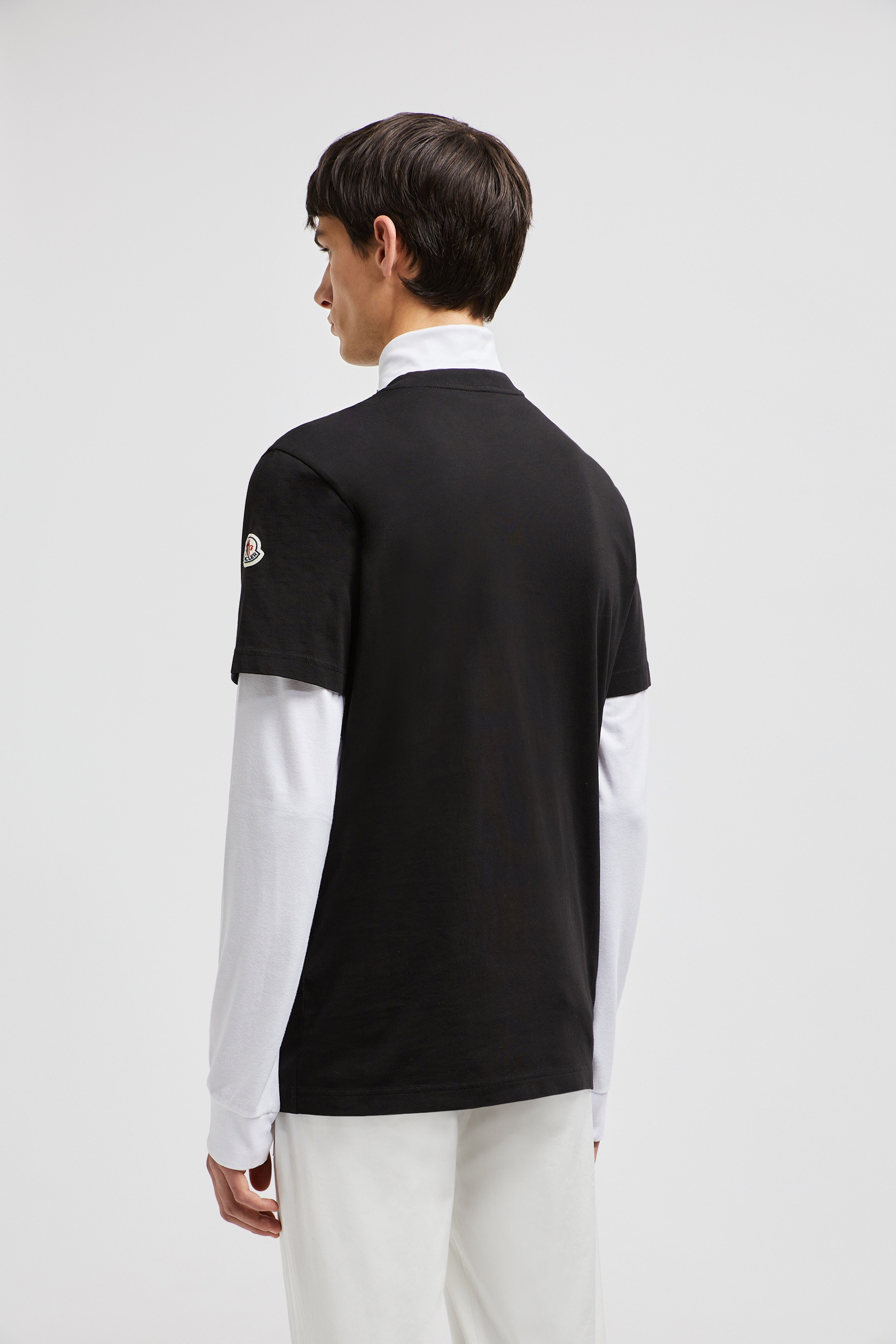 ★【MONCLER】メンズ★Monogram T-shirt in cotone ★Tシャツ Moncler Monogram T-Shirt | REVERSIBLE