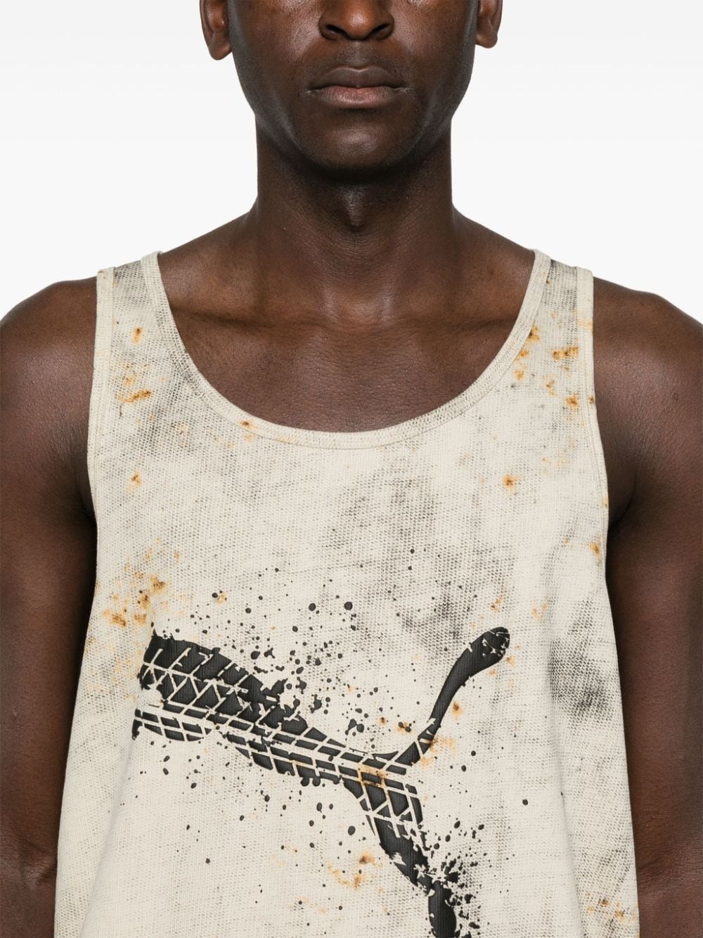 x A$AP ROCKY logo-stamp tank top - 4