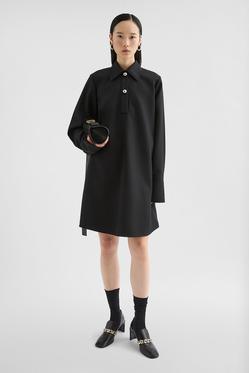 Jil Sander Wool Gabardine Polo Dress outlook
