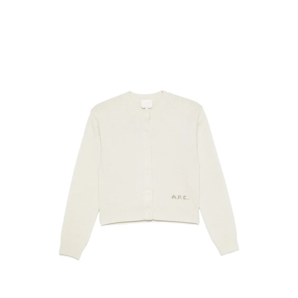 A.P.C. Neutrals Knitwear - Cardigans Women - 1