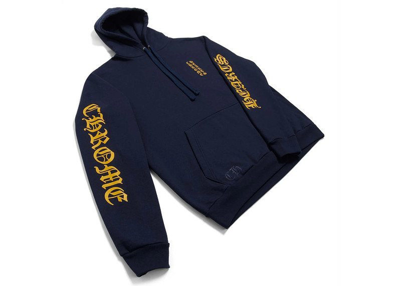 Chrome Hearts Logo Hoodie Navy 1