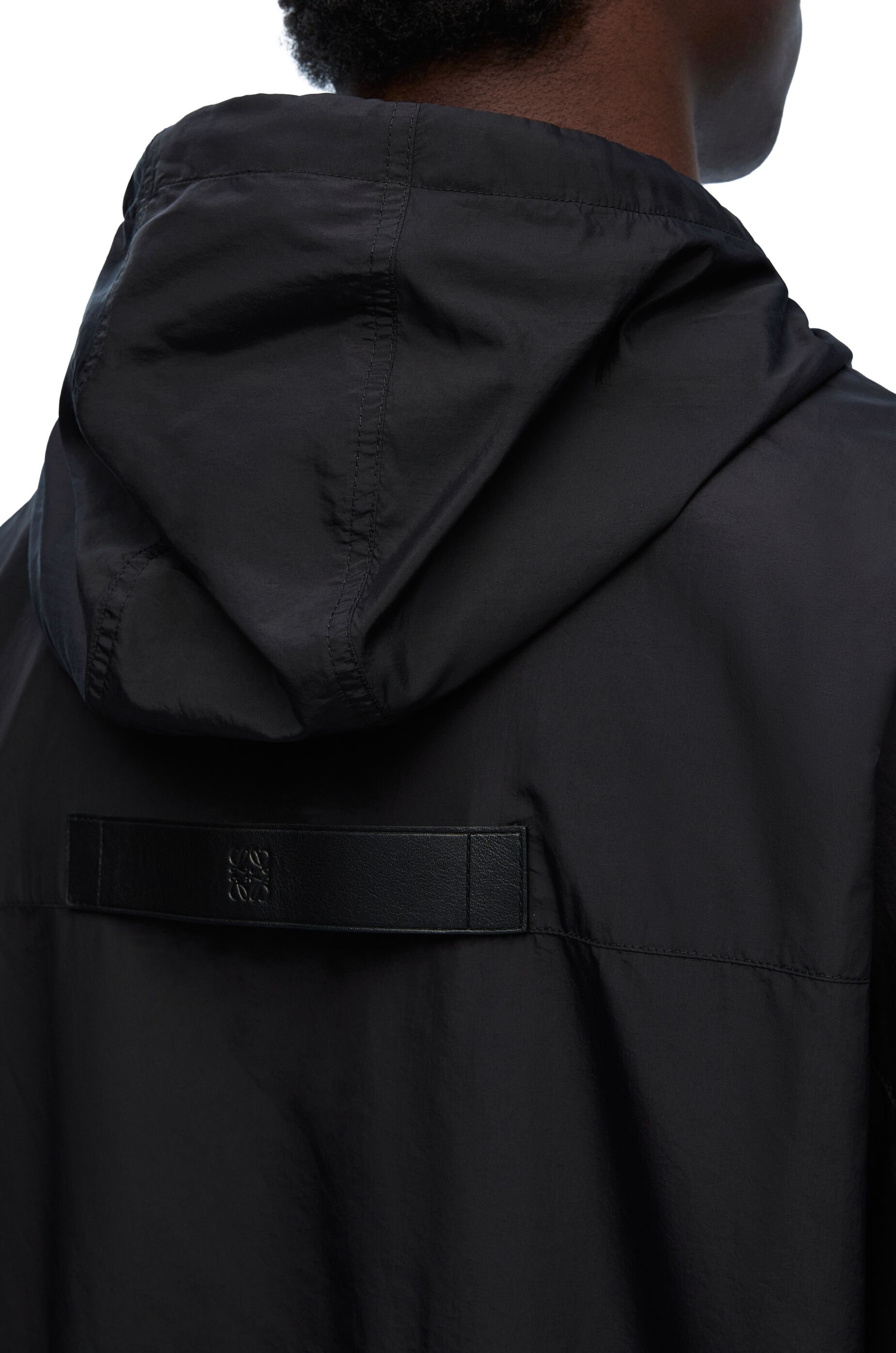 Hooded jacket in technical silk - 5