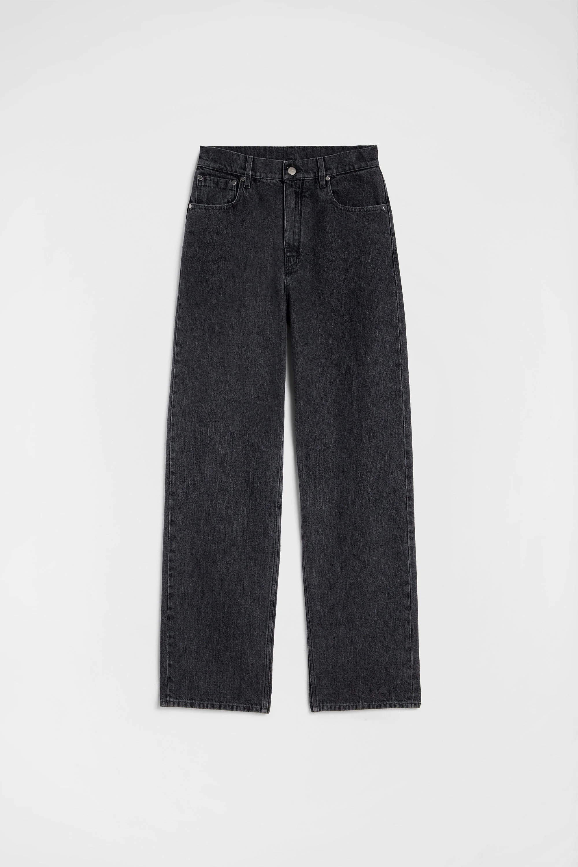 Tapered Lightweight Denim Trousers - 1
