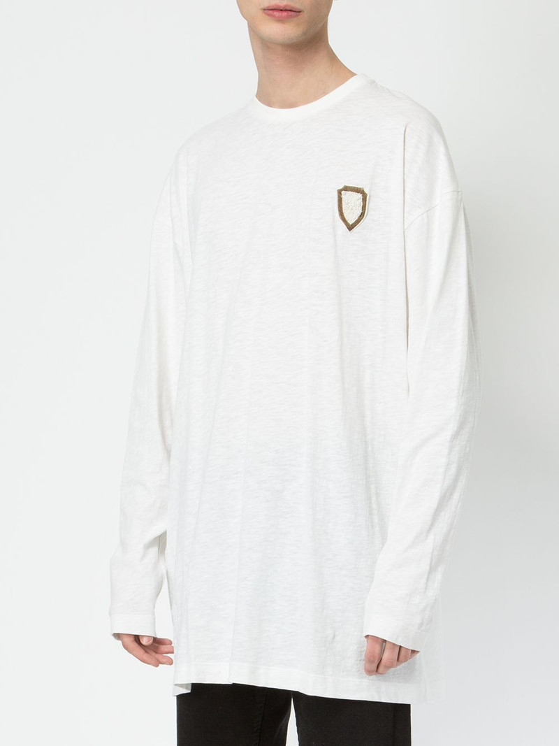 chest patch oversize T-shirt 3