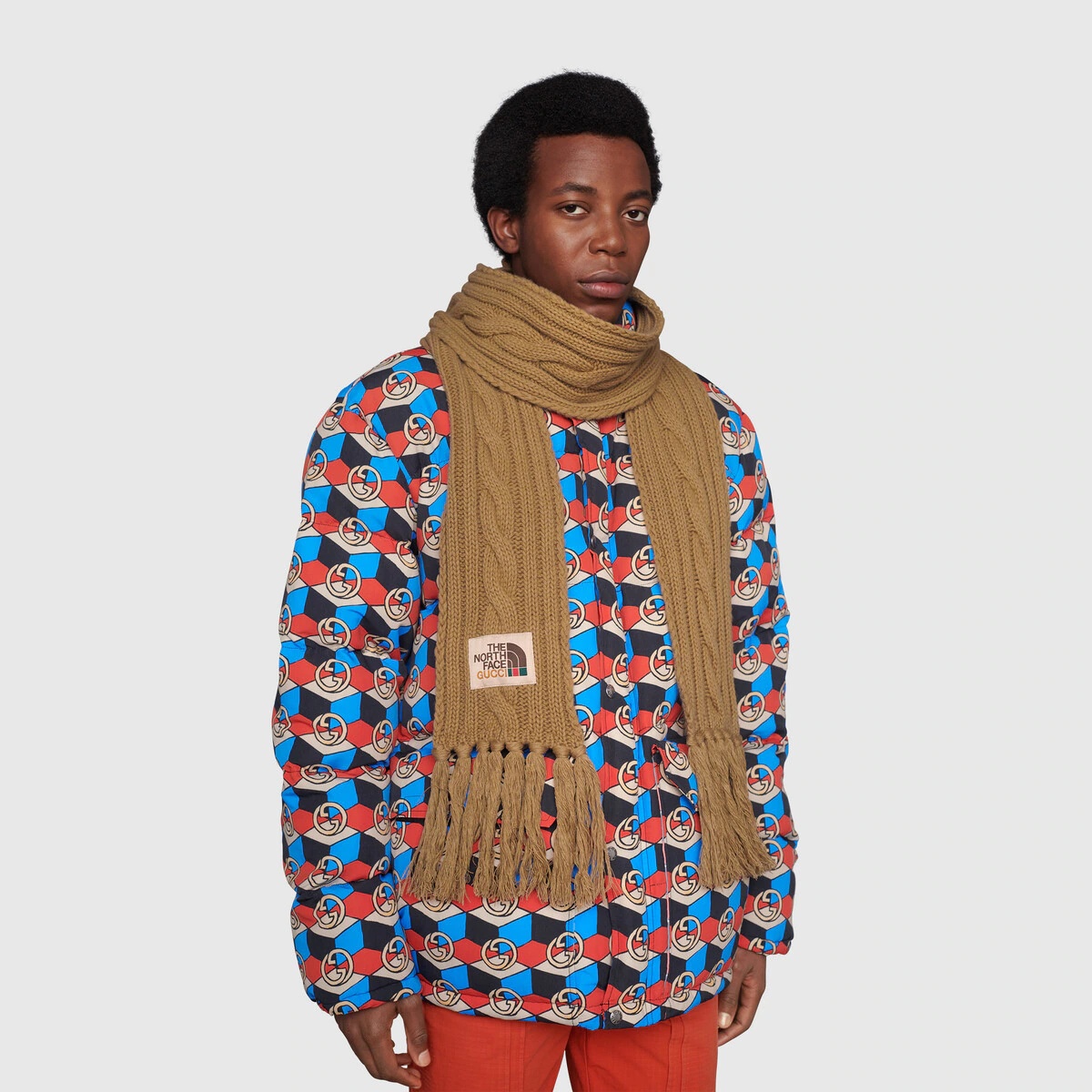 The North Face x Gucci wool scarf - 4