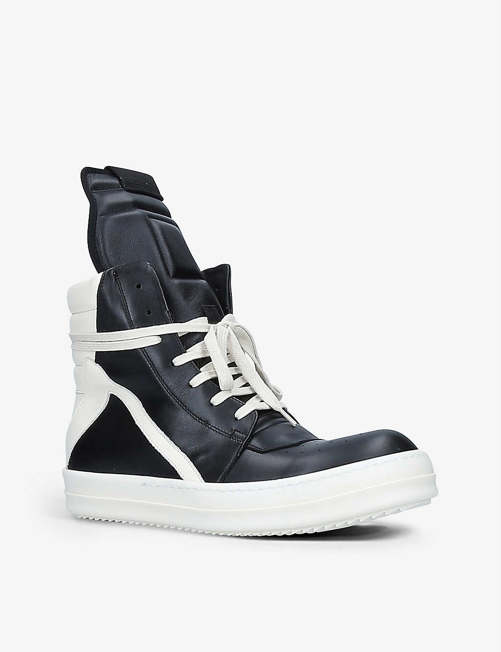 Geobasket leather high-top trainers - 4