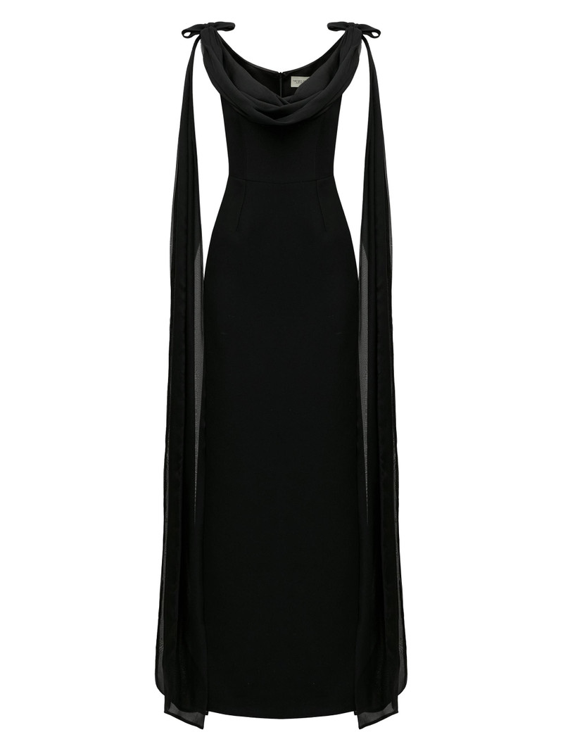 Women's Morticia Cowlneck Gown - Chez Castel 1