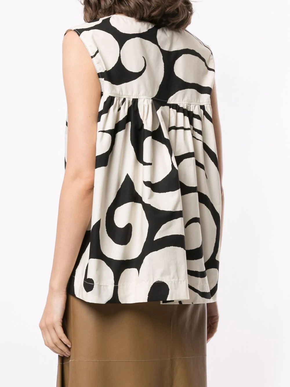 abstract print top - 4