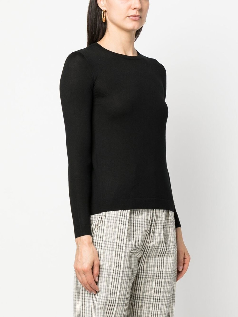 round-neck knit jumper 3