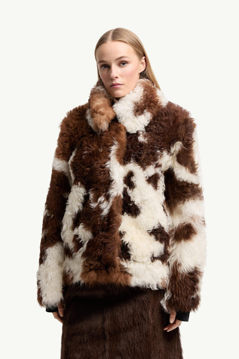 Chalanson Shearling Short Padded Jacket 4