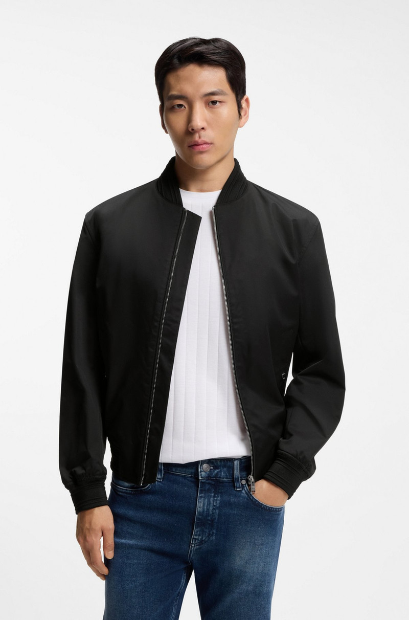 WATER-REPELLENT JACKET WITH DOUBLE B MONOGRAM PATCH 2
